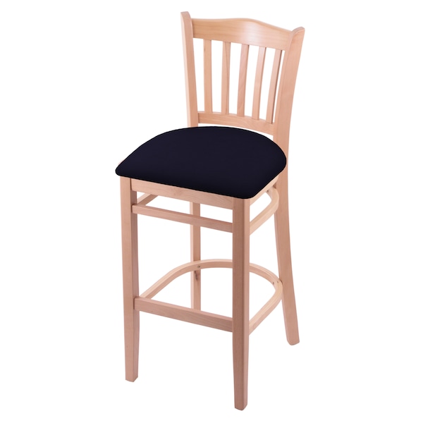 25" Counter Stool, Natural Finish, Canter Twilight Seat